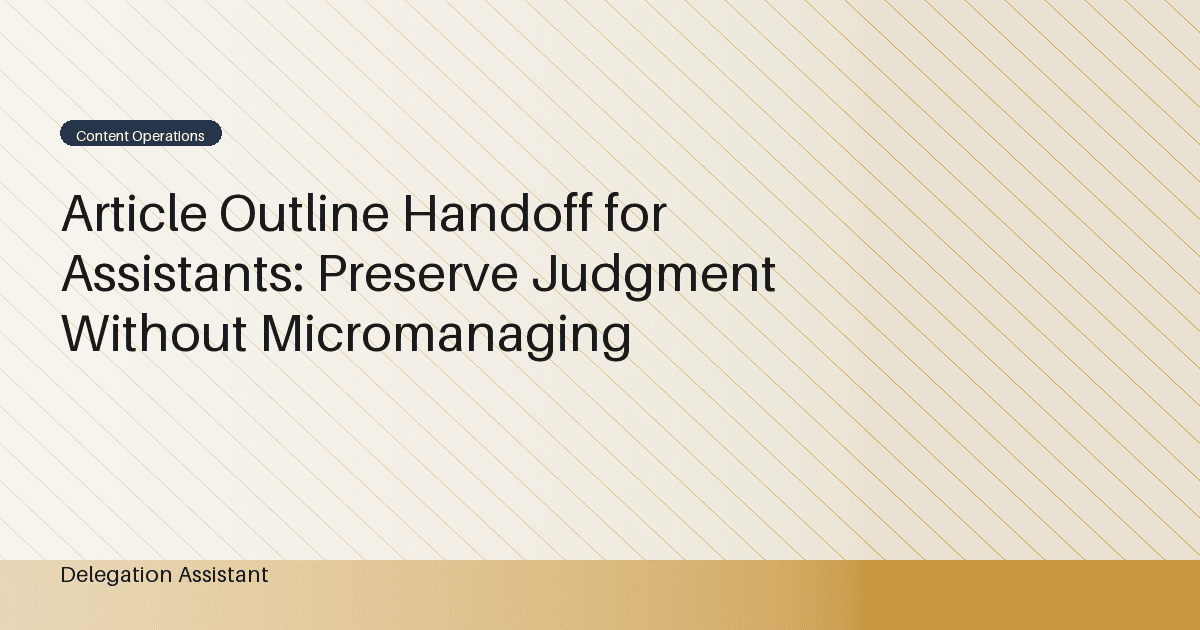 Article Conclusion Action Tests: End With the Decision the Page Earned