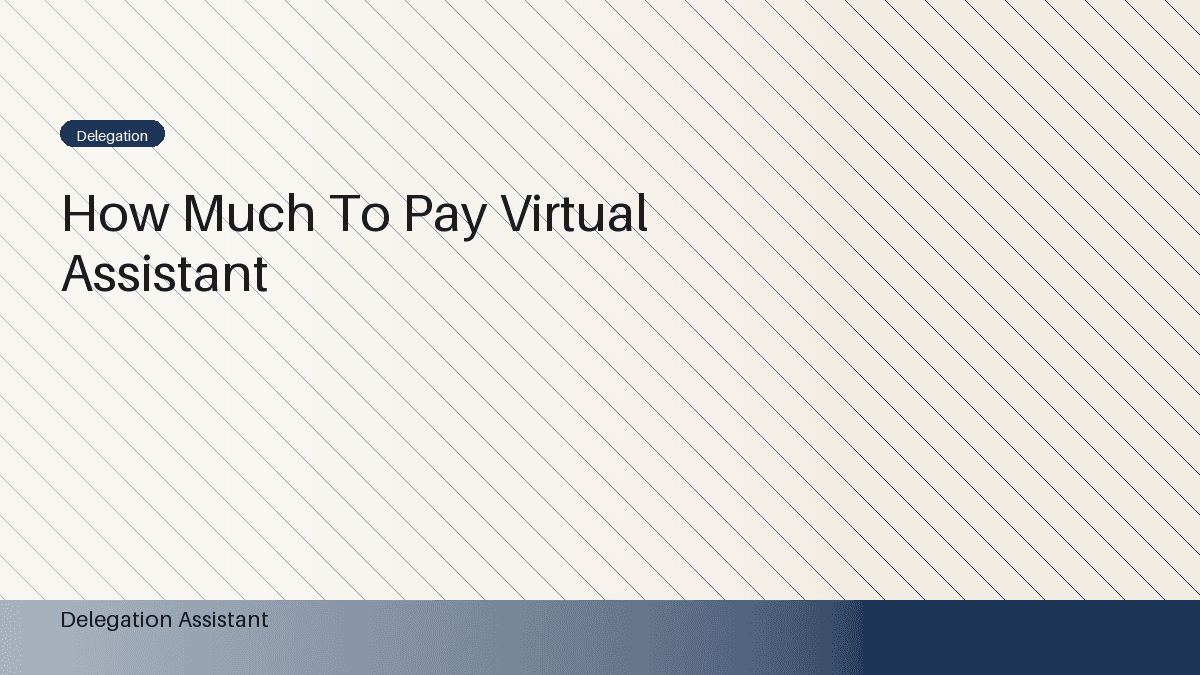 How Much Should I Pay a Virtual Assistant?