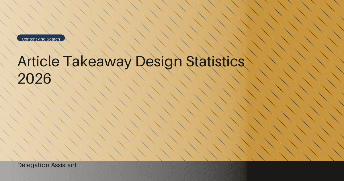 Deterministic editorial research dashboard illustrating article takeaway design statistics