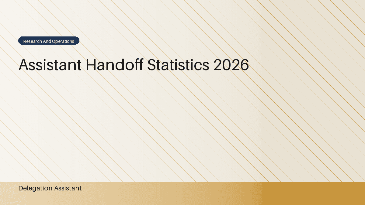Assistant handoff statistics dashboard