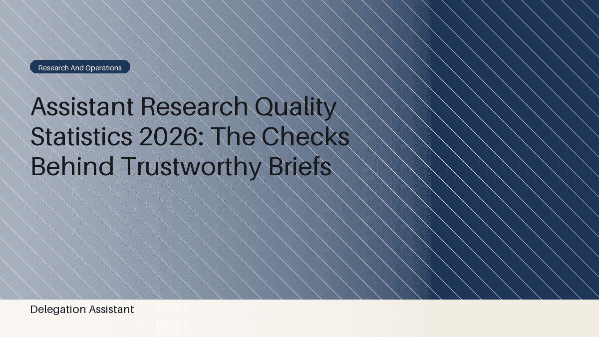 Research quality checklist with source verification steps