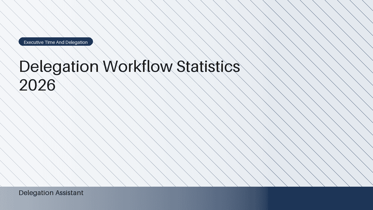 Delegation workflow statistics dashboard