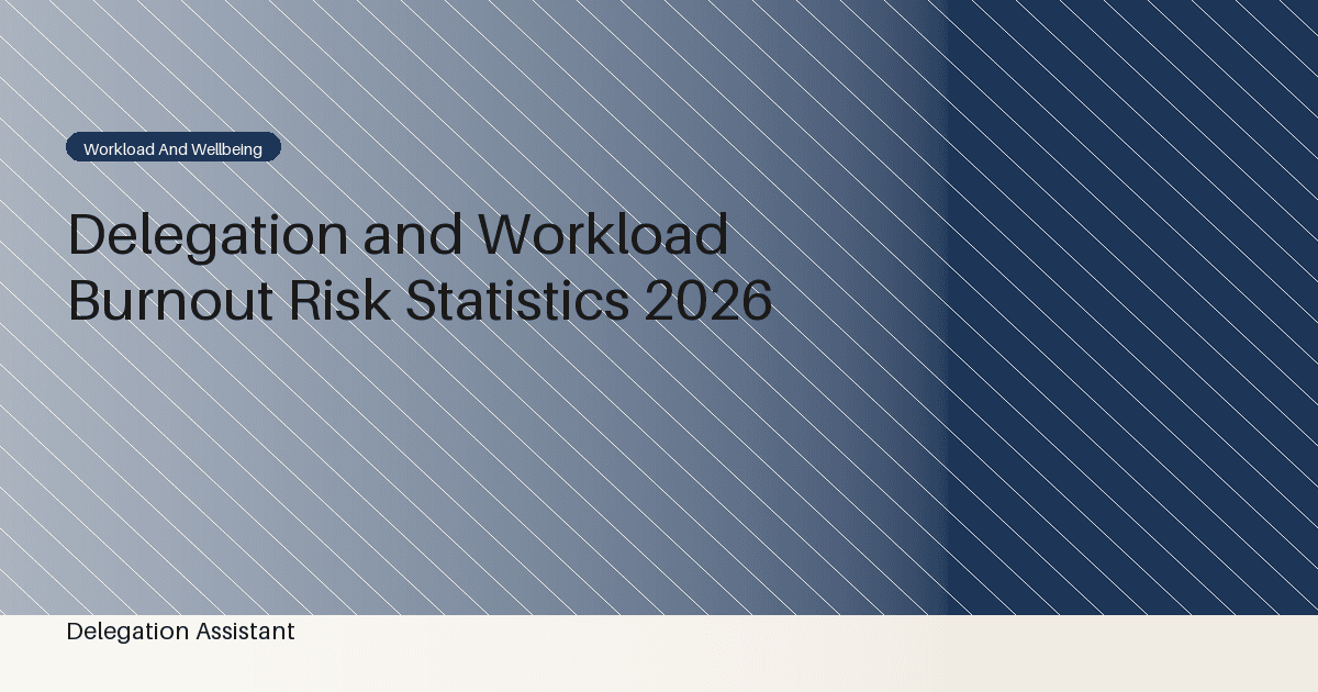 Research illustration for Delegation and Workload Burnout Risk Statistics 2026