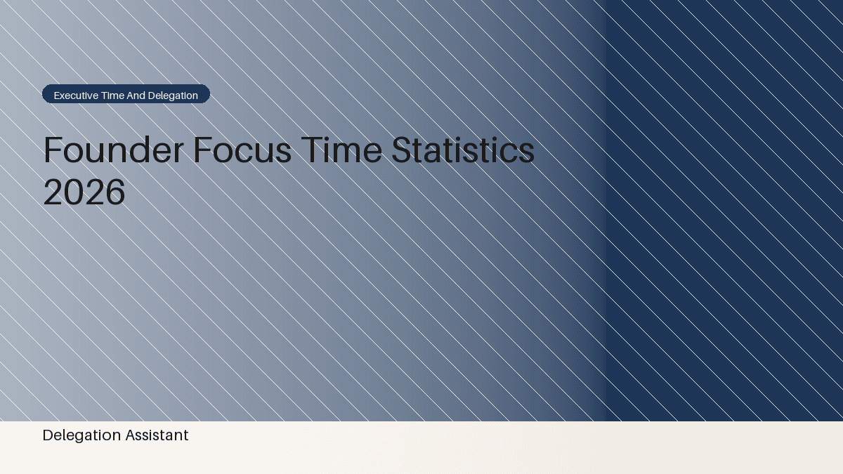 Founder focus time statistics dashboard