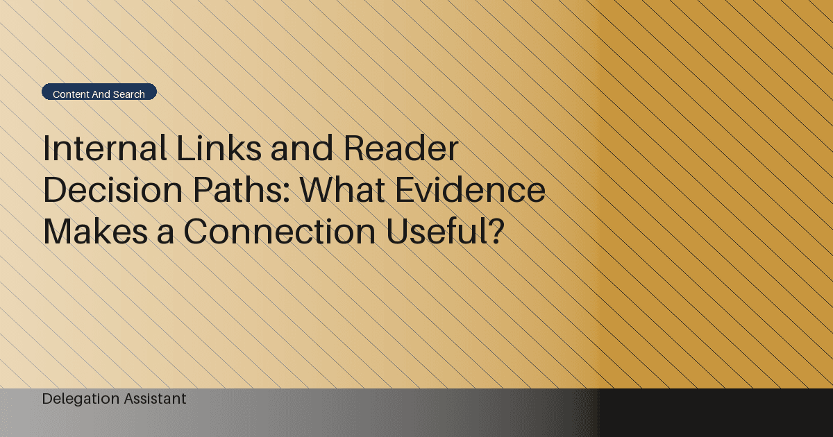 Existing DelegationAssistant research visual supporting accessible link context research