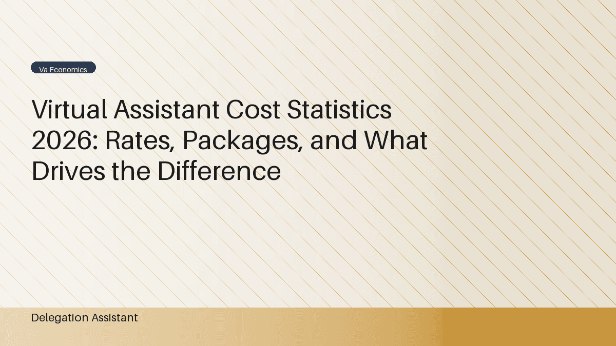 Chart showing virtual assistant cost ranges for 2026
