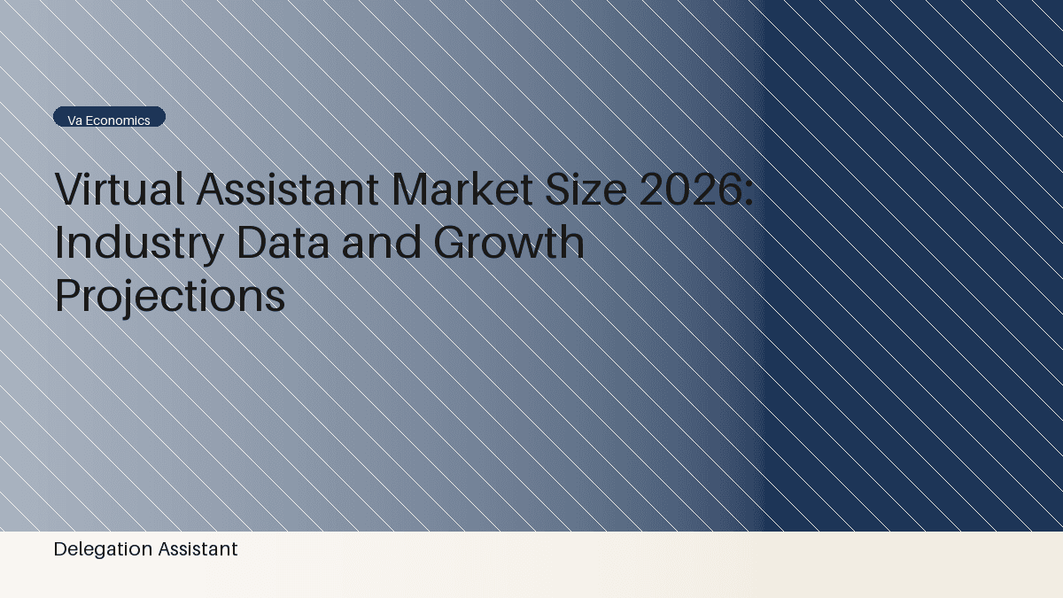 Graph showing virtual assistant market size growth from 2020 to 2026