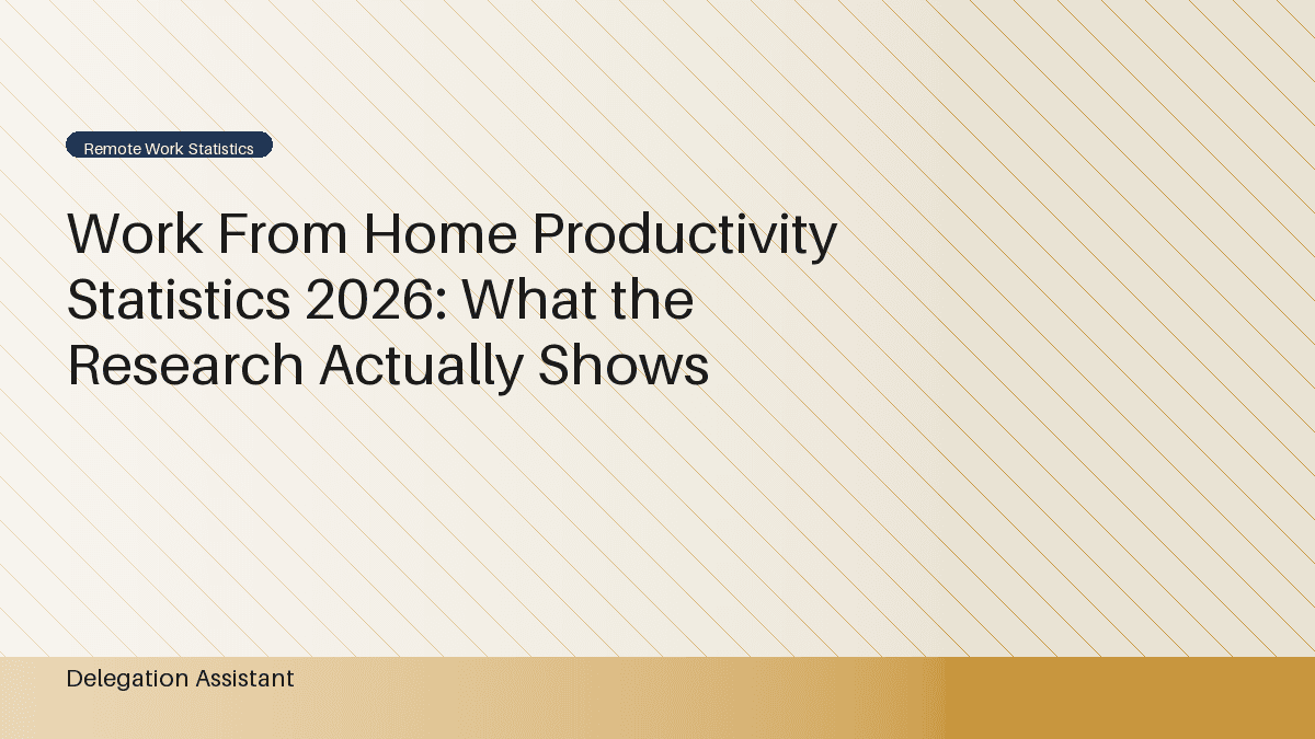 Graph of remote worker productivity study results from key research papers