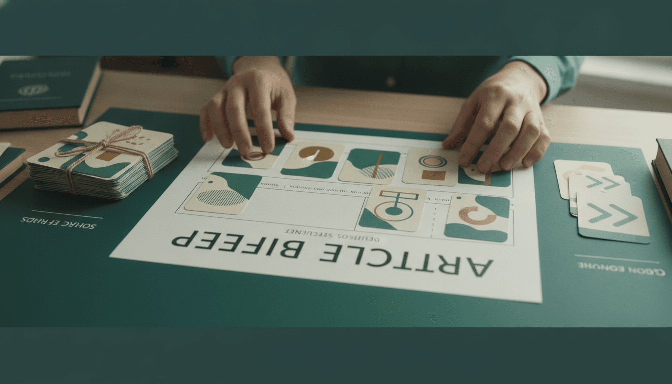 Open article brief beside source cards and a clearly marked change note