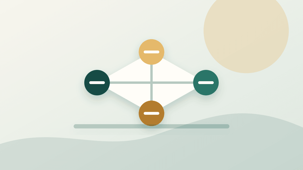 Three different research source cards arranged around a delegated SEO article question