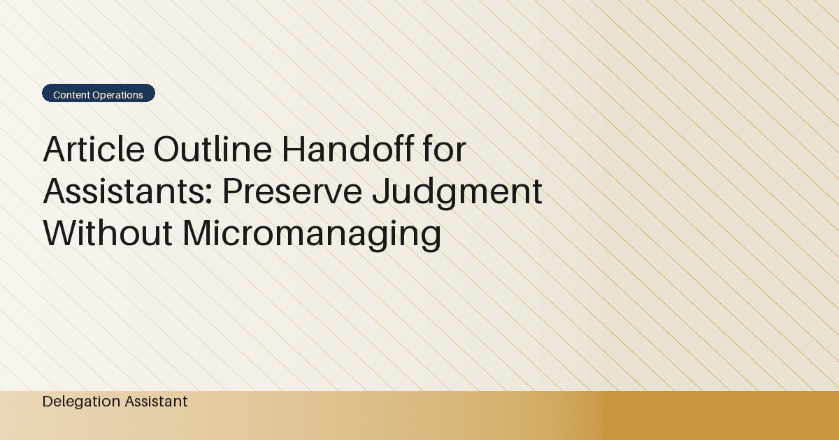 Article Conclusion Action Tests: End With the Decision the Page Earned