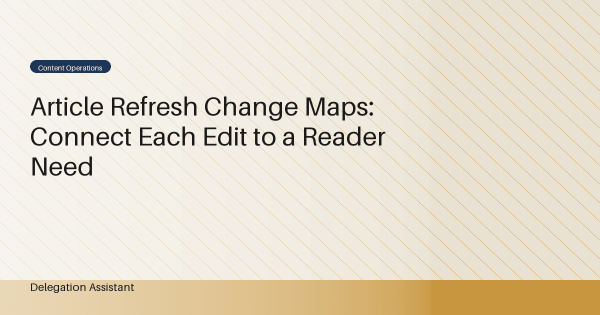 article refresh change map