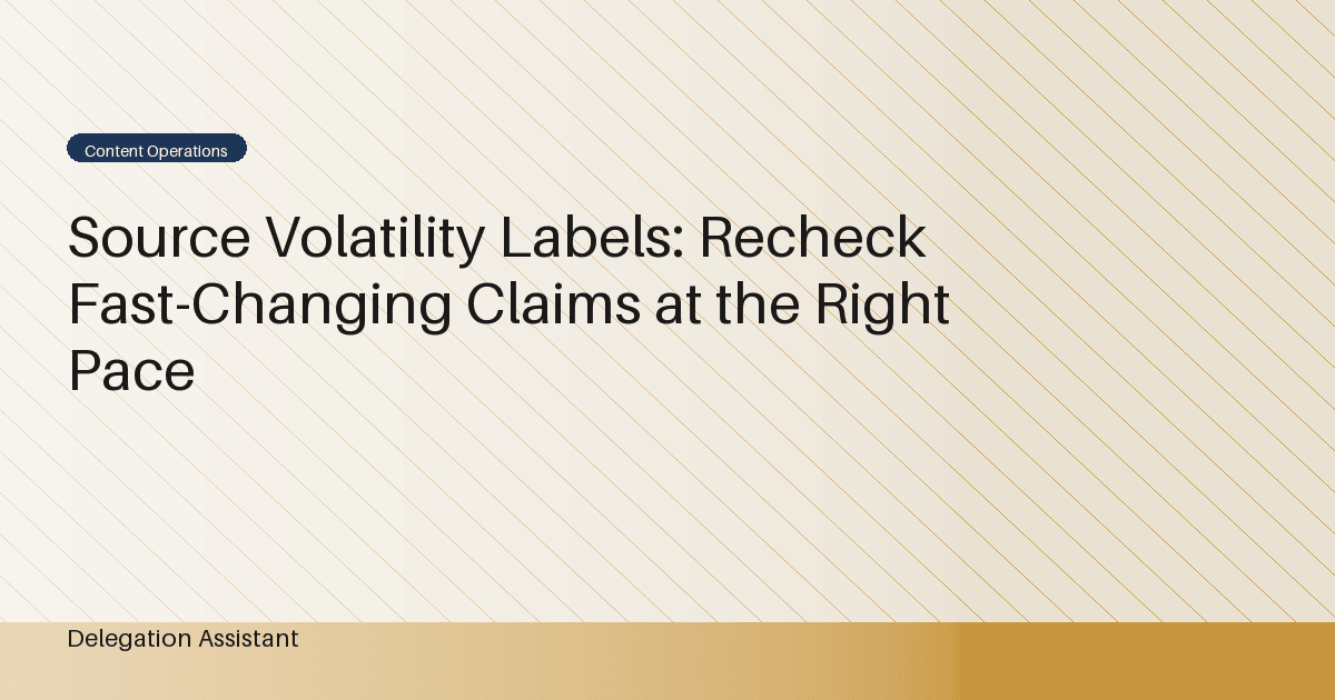 source volatility labels