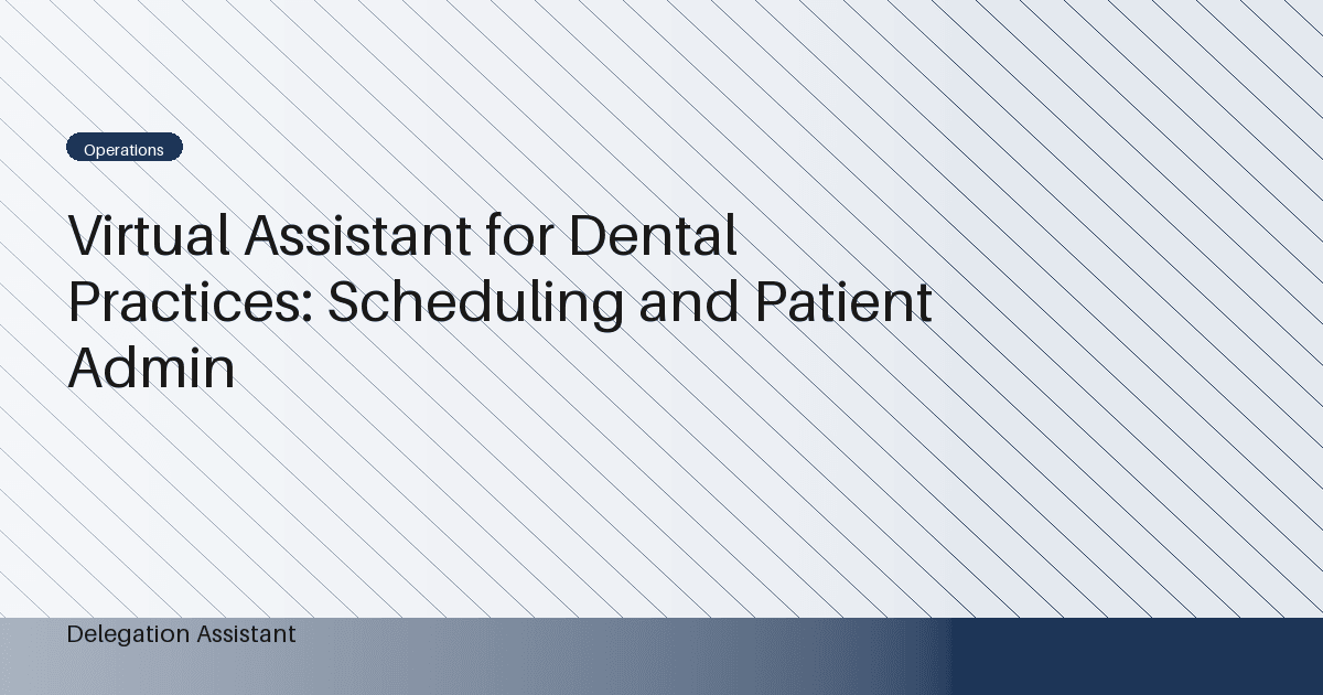 Dental front desk with an organized patient appointment schedule