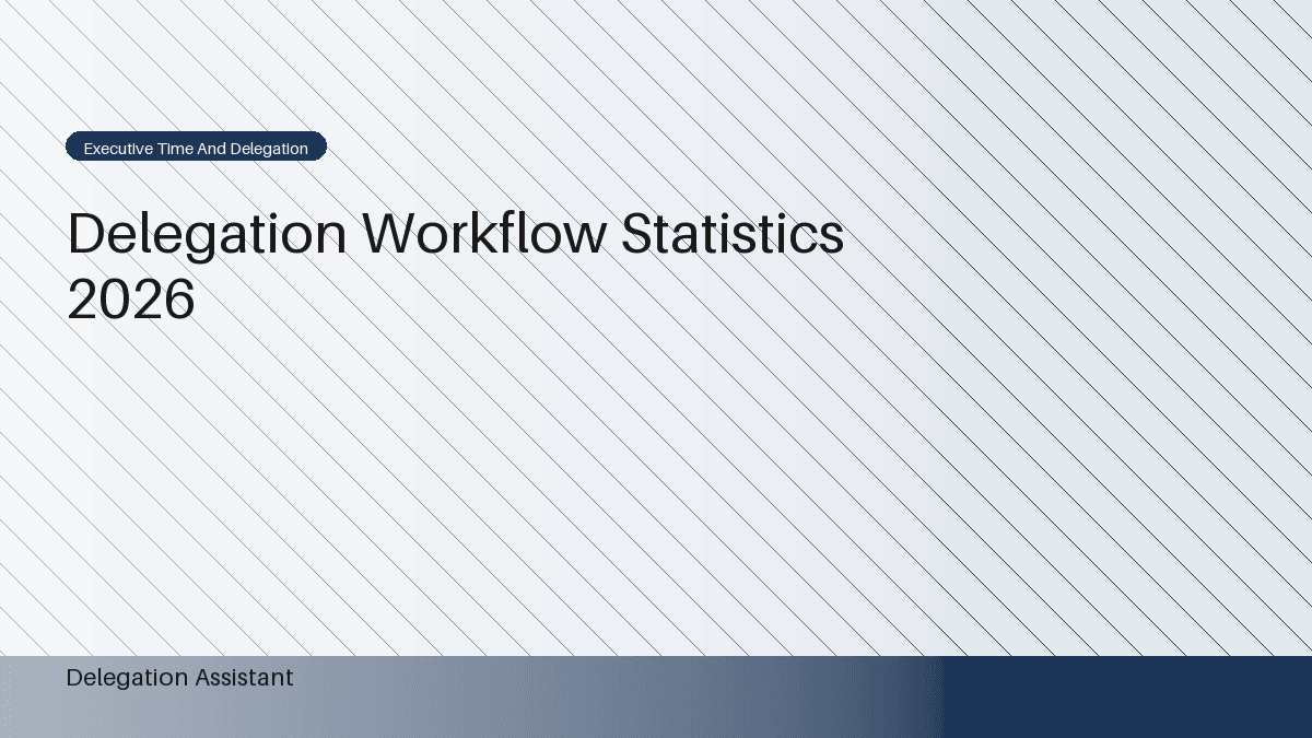 Delegation workflow statistics dashboard