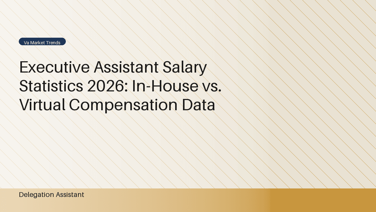 Side by side salary and total cost comparison for in-house and virtual executive assistants