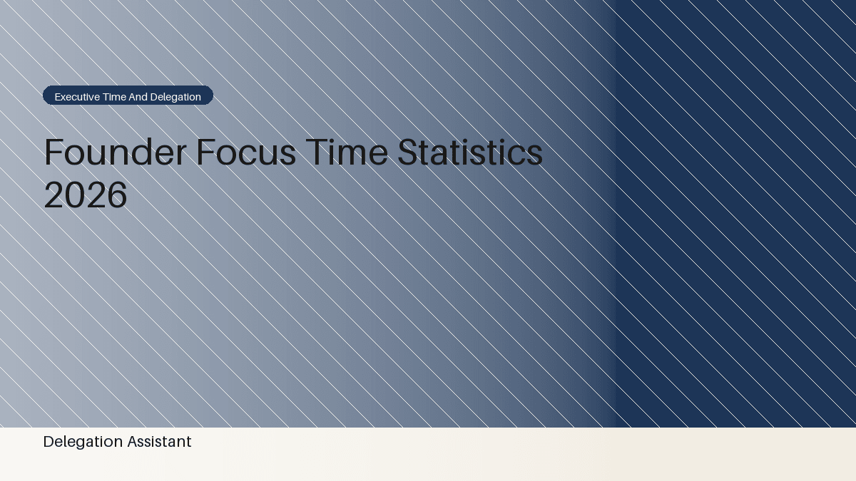 Founder focus time statistics dashboard