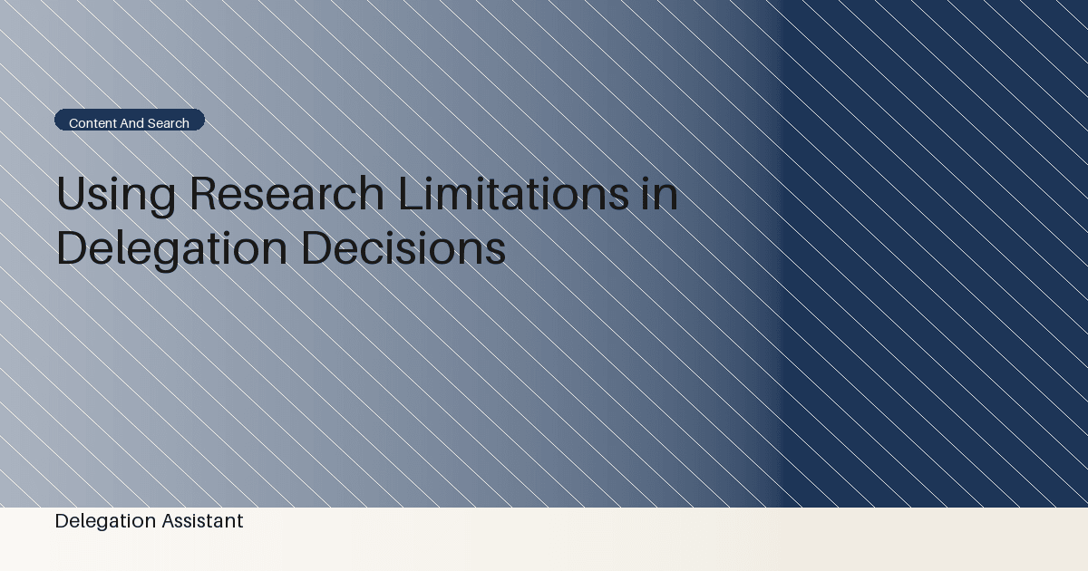 Editorial research graphic for assistant coverage handoff completeness research