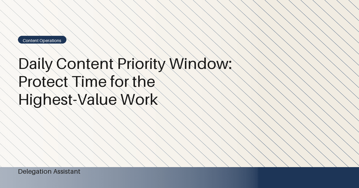 Cover image for article: Daily SEO Closeout Notes: Finish the Day With Evidence, Not a Vague Status