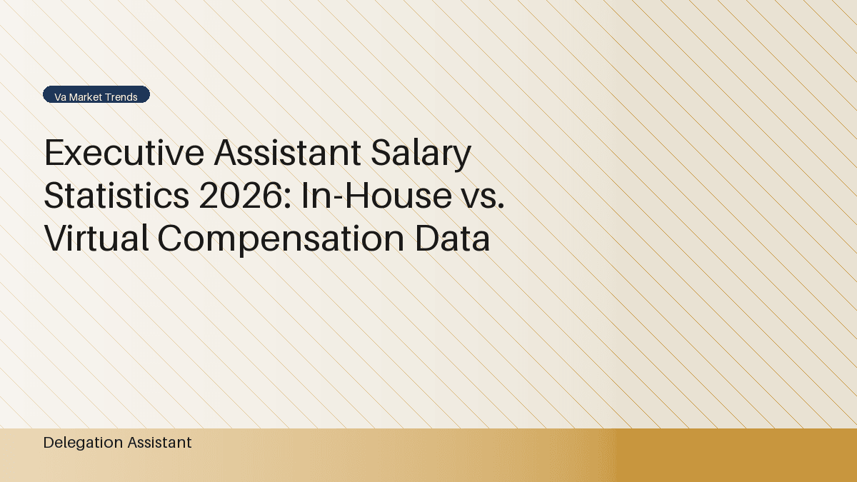 Side by side salary and total cost comparison for in-house and virtual executive assistants