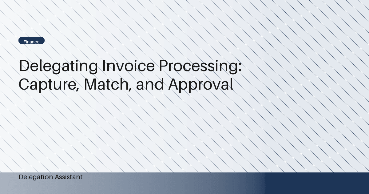 Invoices sorted beside a matching purchase order