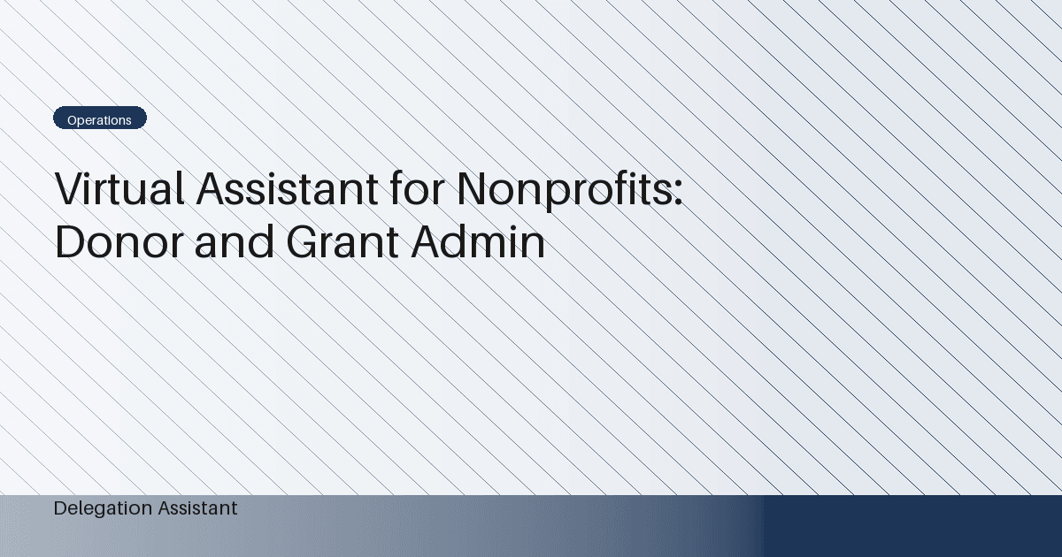nonprofit team reviewing donor and grant records