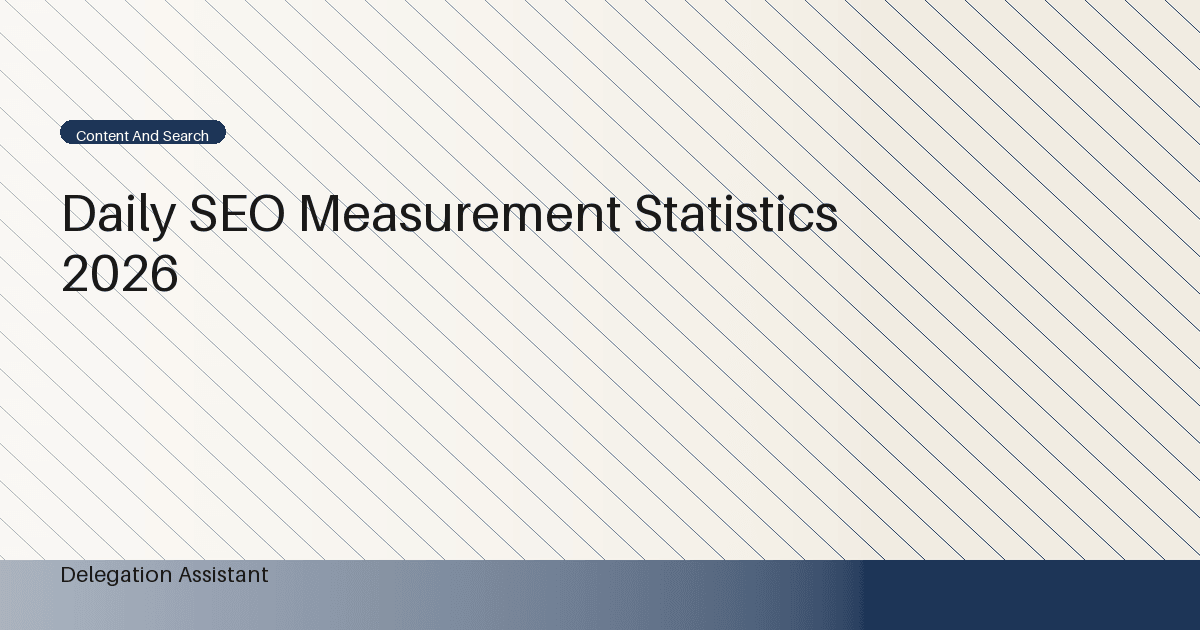 Existing DelegationAssistant research visual supporting careful SEO comparison