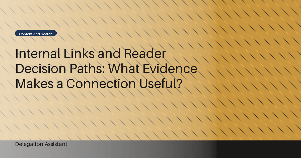 Existing DelegationAssistant research visual supporting accessible link context research